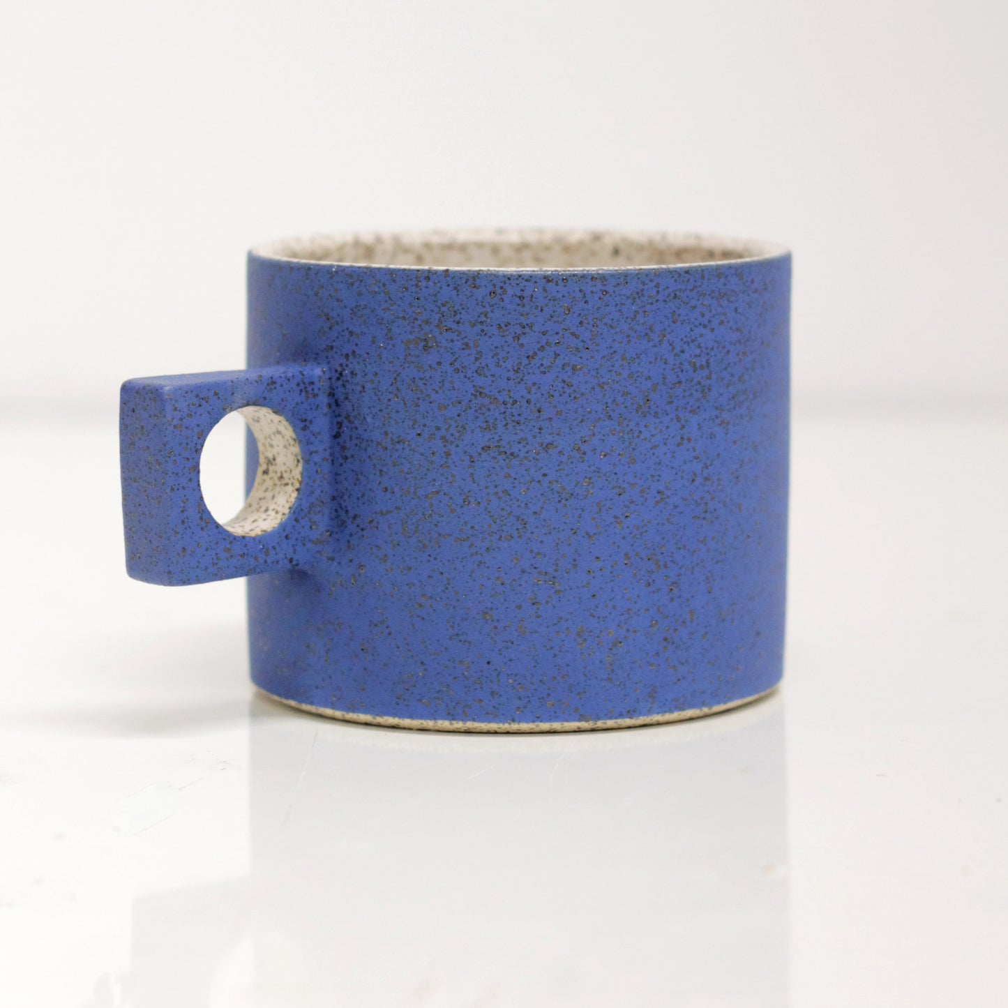 Cobalt Circle Square Mug