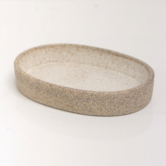 Natural/White Speckle Oval Dish (20% off)